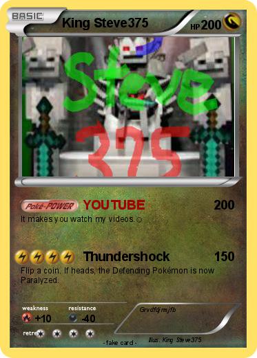 Pokemon King Steve375
