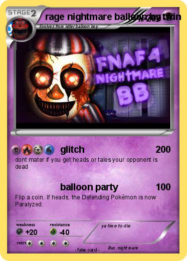Pokemon rage nightmare balloon by twin