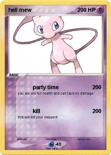 Pokemon hell mew