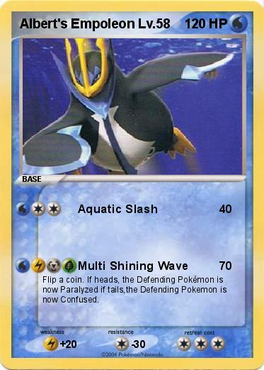 Pokemon Albert's Empoleon Lv.58