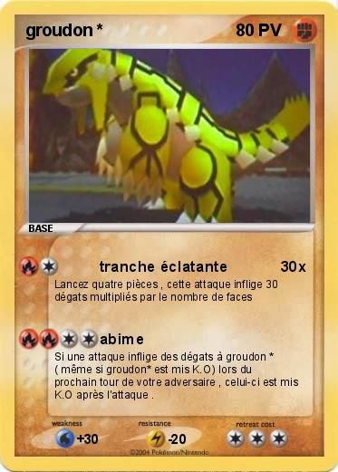Pokemon groudon *