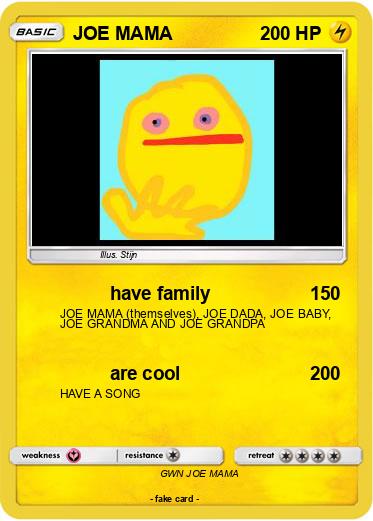 Pokemon JOE MAMA