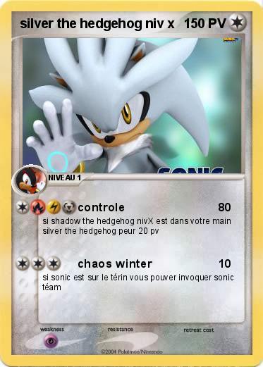 Pokemon silver the hedgehog niv x