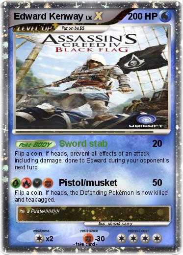 Pokemon Edward Kenway