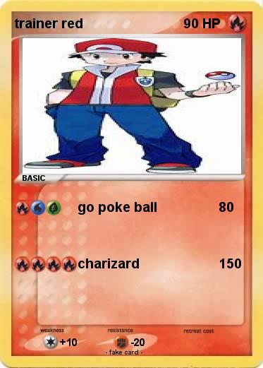 Pokemon trainer red