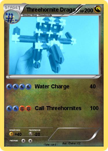 Pokemon Threehornite Drago