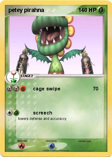 Pokemon petey pirahna