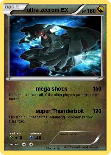 Pokemon ultra zecrom EX