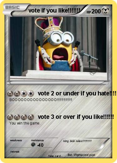Pokemon vote if you like!!!!!!!
