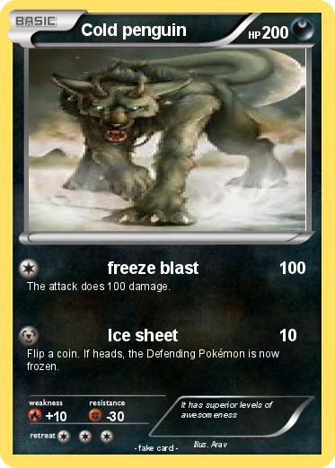 Pokemon Cold penguin