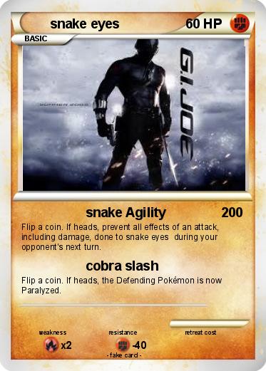 Pokemon snake eyes