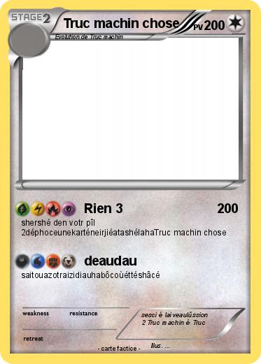 Pokemon Truc machin chose
