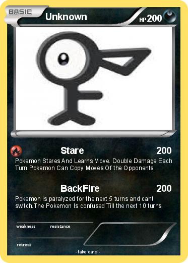 Pokemon Unknown