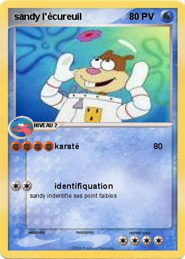 Pokemon sandy l'écureuil