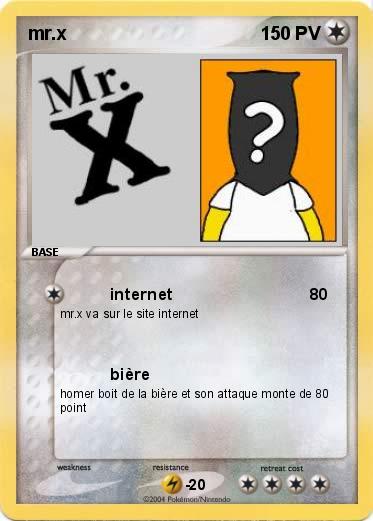 Pokemon mr.x