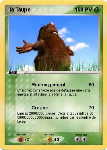 Pokemon  la Taupe