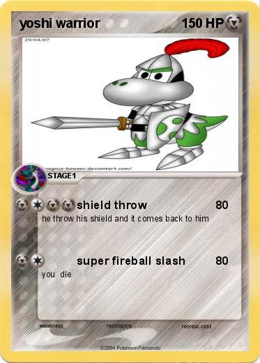 Pokemon yoshi warrior