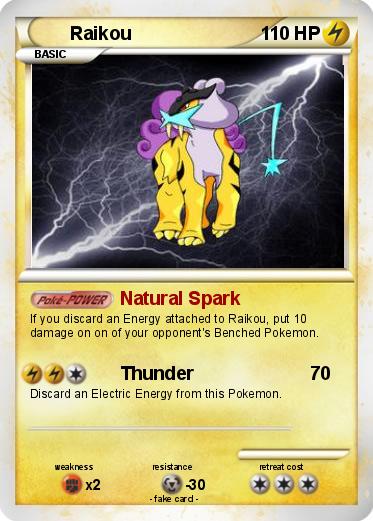 Pokemon Raikou