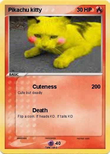 Pokemon Pikachu kitty