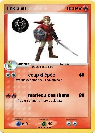 Pokemon link bleu