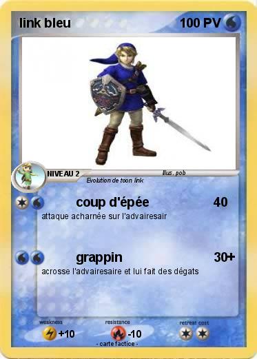 Pokemon link bleu