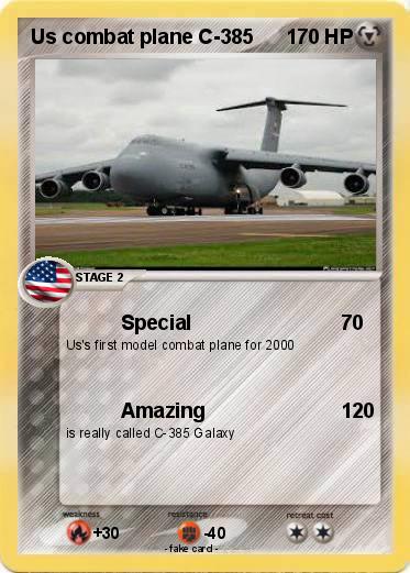 Pokemon Us combat plane C-385