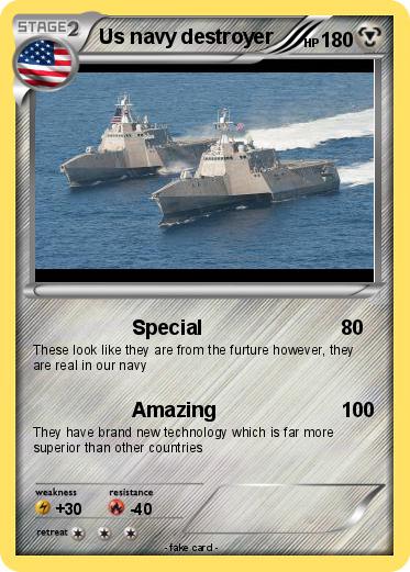 Pokemon Us navy destroyer
