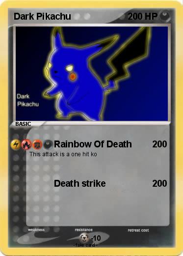 Pokemon Dark Pikachu