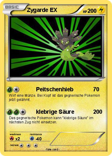 Pokemon Zygarde EX