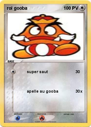 Pokemon roi gooba