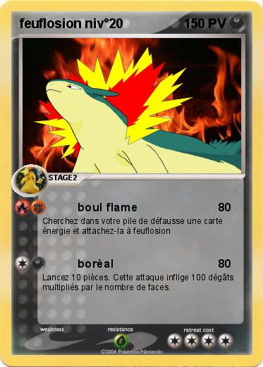 Pokemon feuflosion niv°20