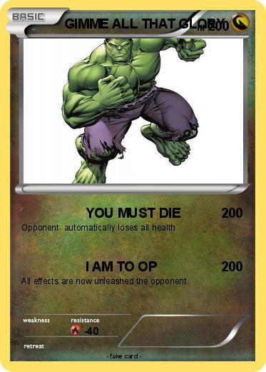 Pokemon GIMME ALL THAT GLORY