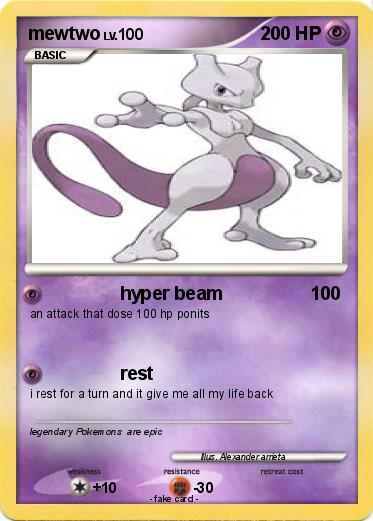 Pokemon mewtwo