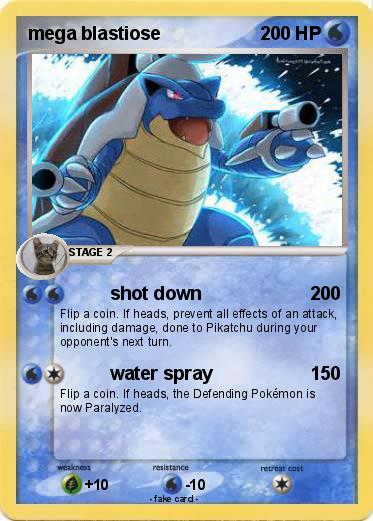 Pokemon mega blastiose
