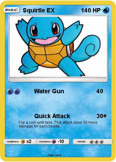 Pokemon Squirtle EX