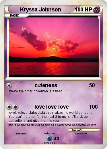 Pokemon Kryssa Johnson