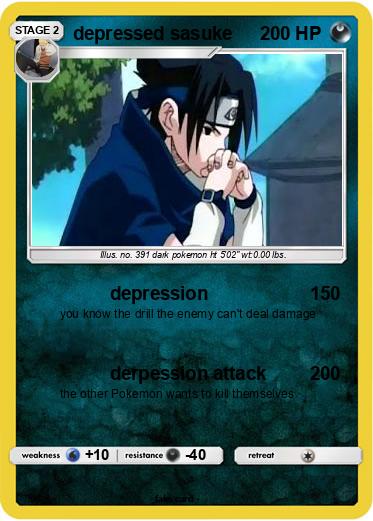 Pokemon depressed sasuke