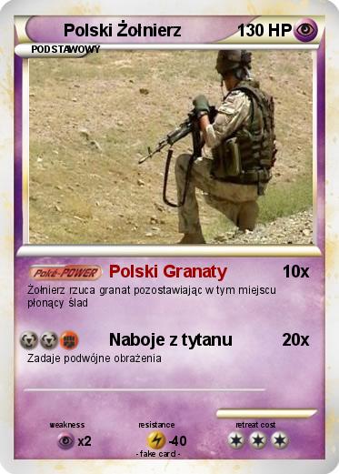 Pokemon Polski Żołnierz