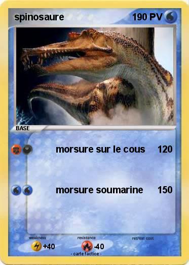 Pokemon spinosaure
