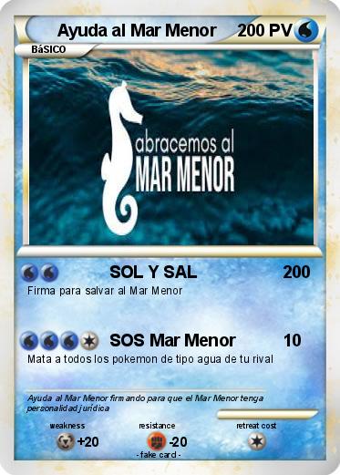Pokemon Ayuda al Mar Menor