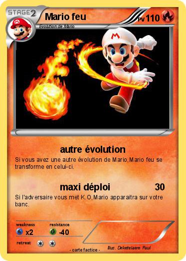 Pokemon Mario feu