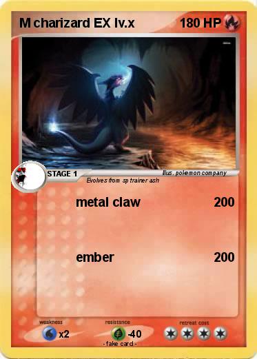 Pokemon M charizard EX lv.x