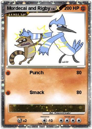 Pokemon Mordecai and Rigby