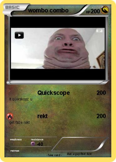 Pokemon wombo combo