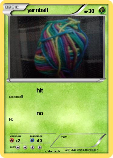 Pokemon yarnball