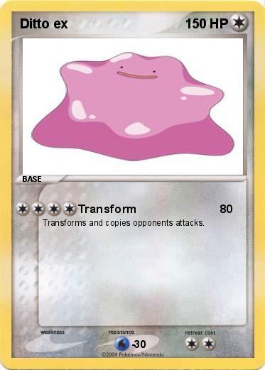 Pokemon Ditto ex