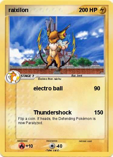 Pokemon raixilon