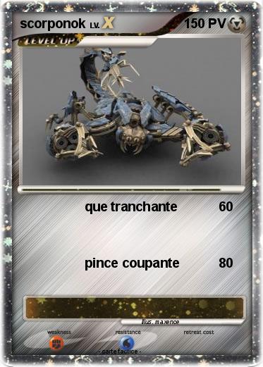 Pokemon scorponok