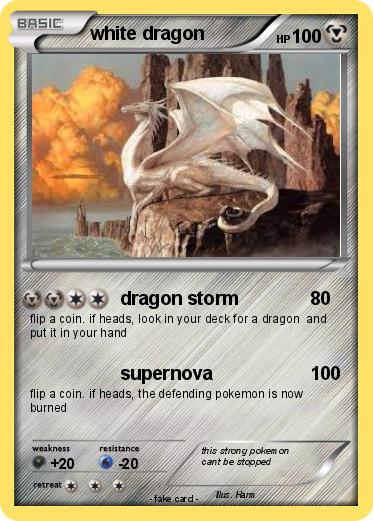 Pokemon white dragon