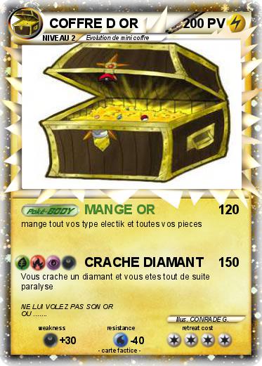 Pokemon COFFRE D OR